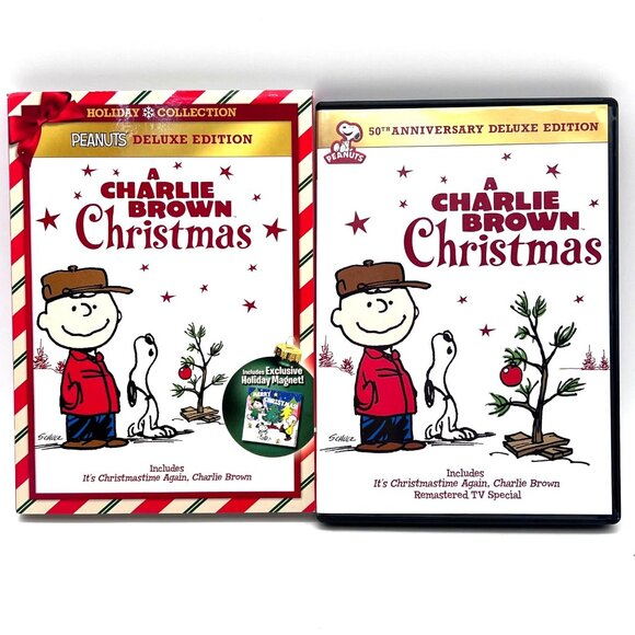 Peanuts Deluxe Edition A Charlie Brown Christmas DVD 50th Anniversary Remastered - Picture 3 of 16